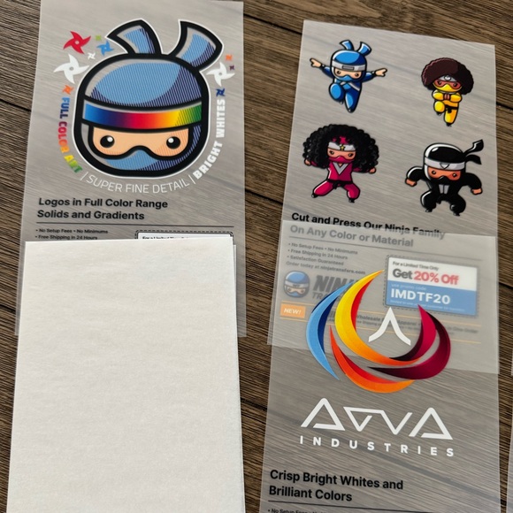 Ninja Transfers Full Color Sticker Set - Picture 2 of 2
